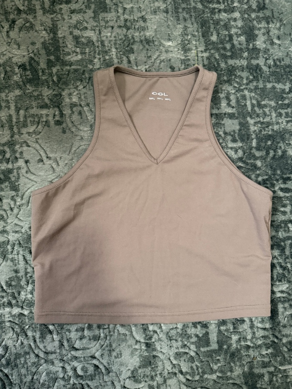 OGL Women's V-Neck Cropped Tank Top